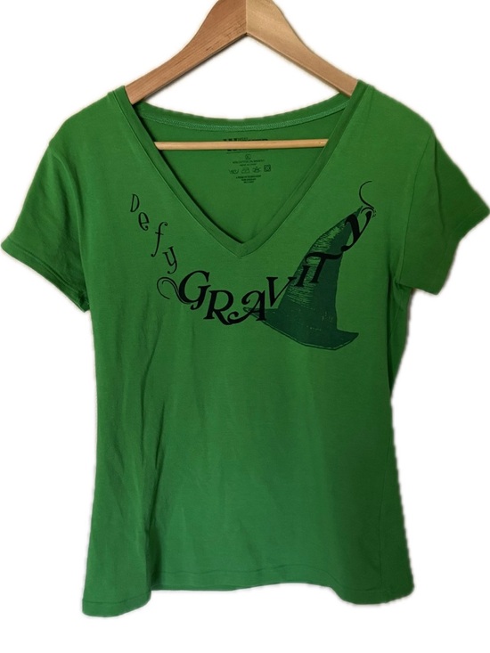 Wicked Tops - Wicked Women's Short Sleeve Green Tee size XL